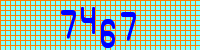 Blue Captcha Image