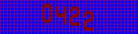 Blue Captcha Image