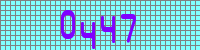 Blue Captcha Image