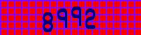 Blue Captcha Image