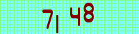 Blue Captcha Image