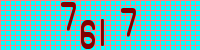 Blue Captcha Image