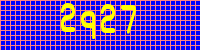 Blue Captcha Image