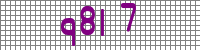 Blue Captcha Image