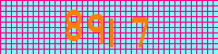 Blue Captcha Image