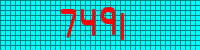 Blue Captcha Image