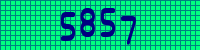 Blue Captcha Image