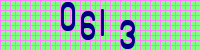Blue Captcha Image