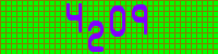 Blue Captcha Image