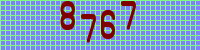 Blue Captcha Image