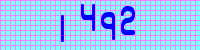 Blue Captcha Image