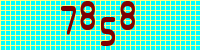 Blue Captcha Image