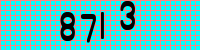 Blue Captcha Image