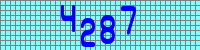Blue Captcha Image