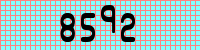 Blue Captcha Image