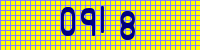 Blue Captcha Image