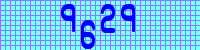 Blue Captcha Image