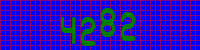 Blue Captcha Image
