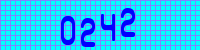 Blue Captcha Image