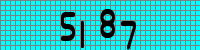 Blue Captcha Image