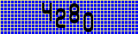 Blue Captcha Image