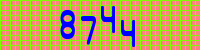 Blue Captcha Image
